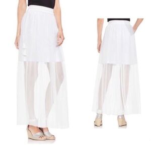 Vince Camuto Amalfi Breeze Mesh Maxi Skirt Size S